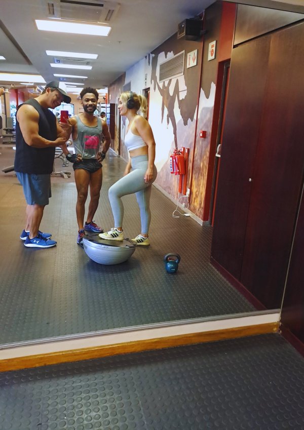 Training session at FitnessCoach
