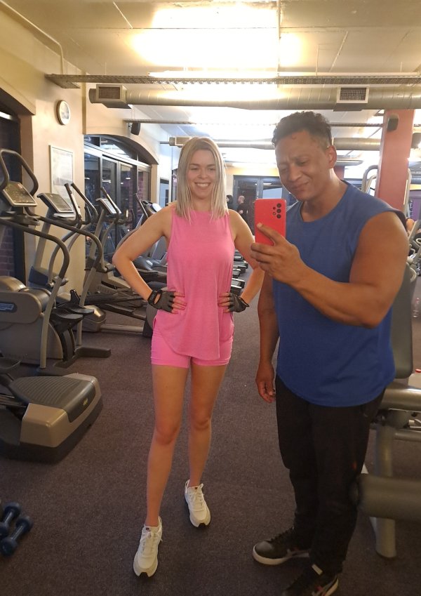 Training session at FitnessCoach