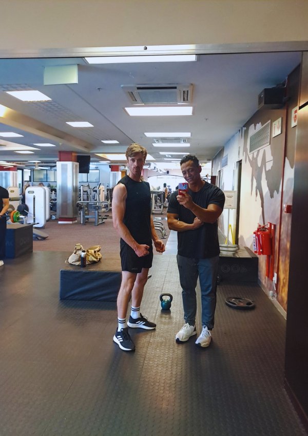 Training session at FitnessCoach